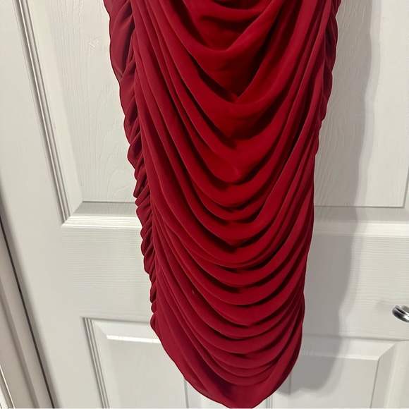 House of CB Carlotta Dress size medium red color - Picture 5 of 8